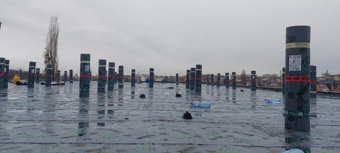 roofing team smiling